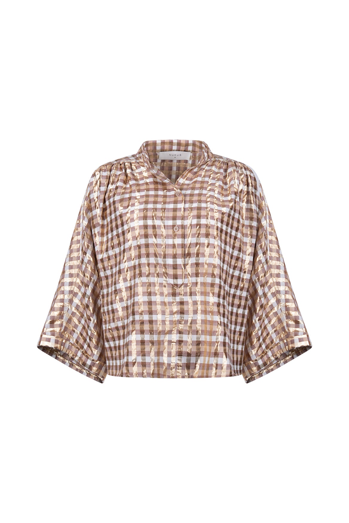 Blouse - Maya Blouse Check - Nukus
