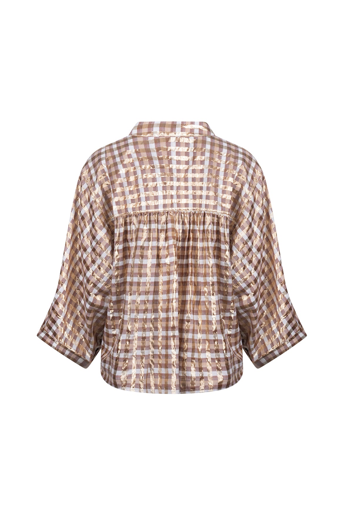 Blouse - Maya Blouse Check - Nukus