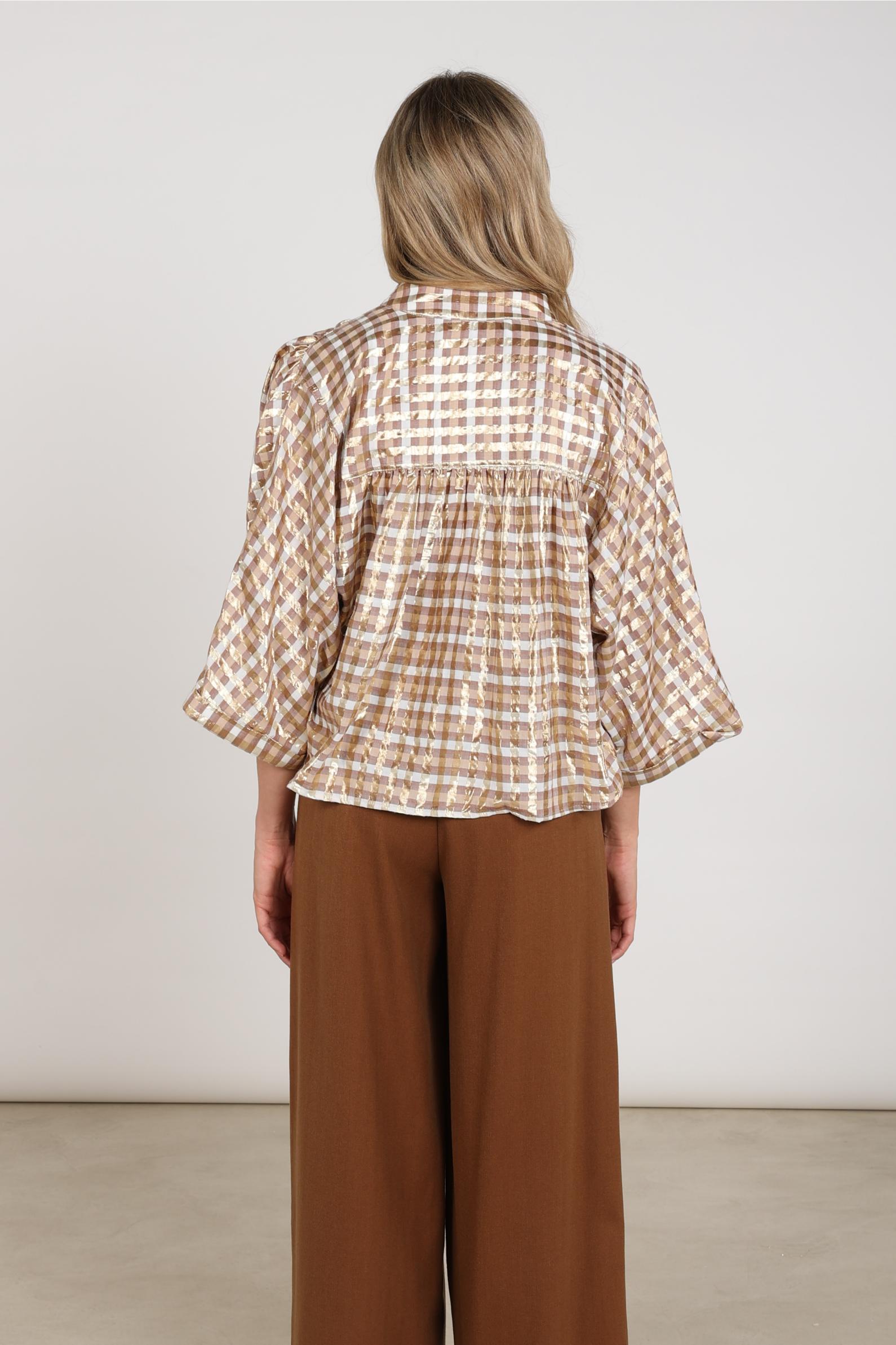Blouse - Maya Blouse Check - Nukus