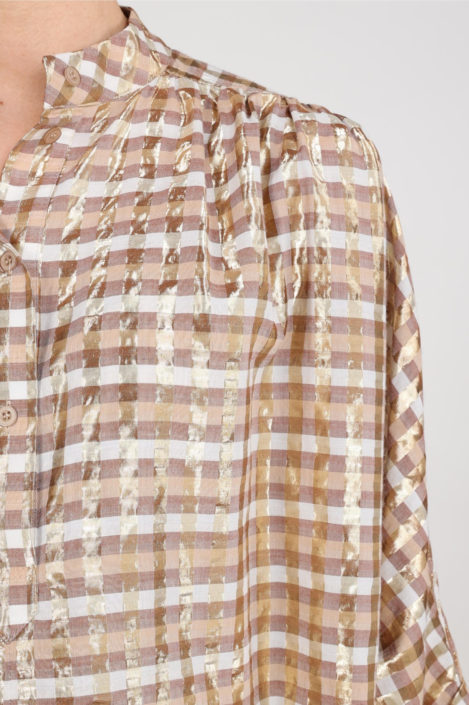 Blouse - Maya Blouse Check - Nukus