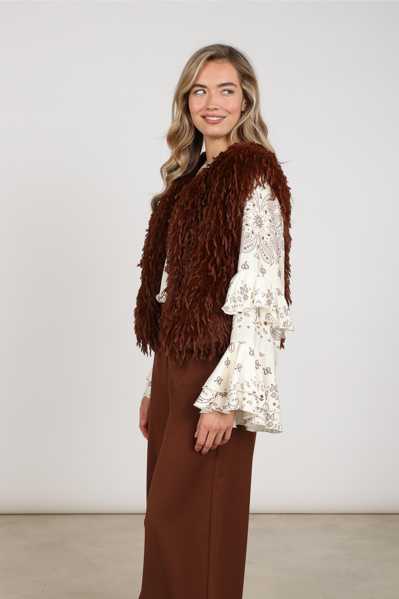 Mila Gilet Feather - Nukus