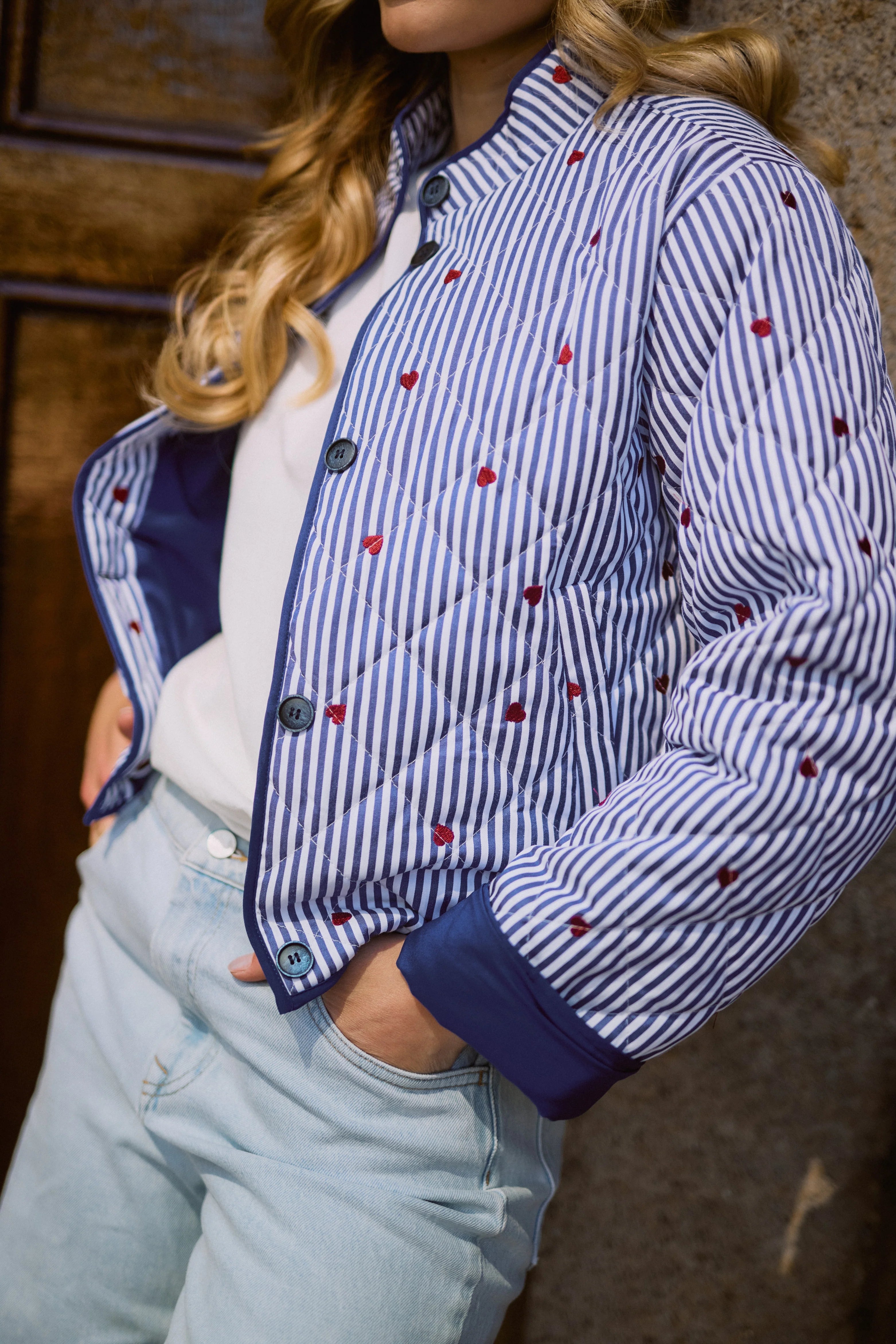 Jacket - June Stripe - Nukus