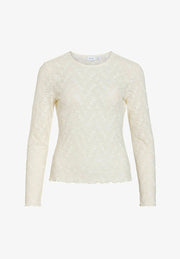 Top - FAY O-NECK LS TOP - VILA